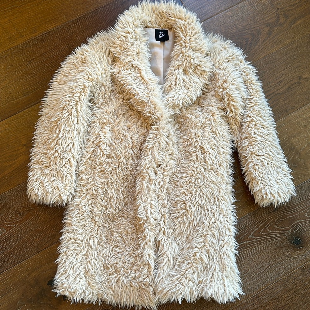Art class teddy bear coat size medium